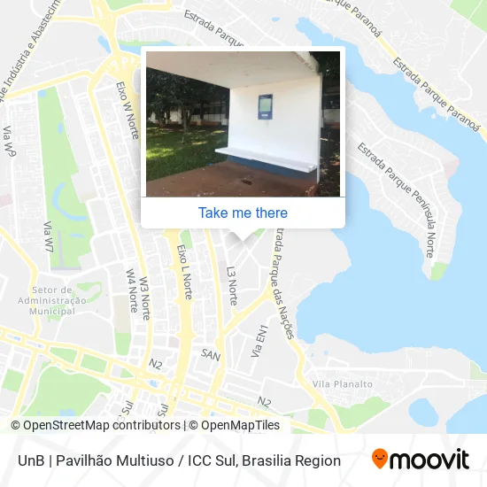 UnB | Pavilhão Multiuso / ICC Sul map