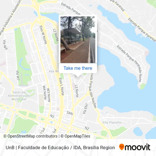 UnB | Faculdade de Educação / IDA map