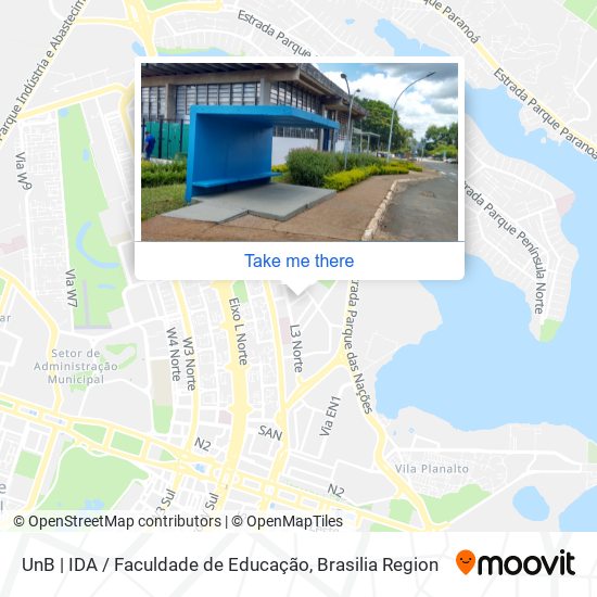 UnB | IDA / Faculdade de Educação map