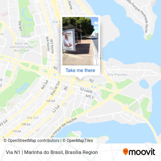 Via N1 | Marinha do Brasil map