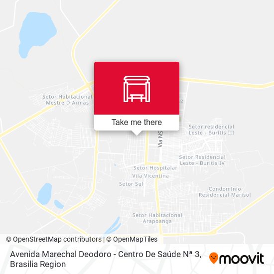 Avenida  Marechal Deodoro - Centro De Saúde Nª 3 map