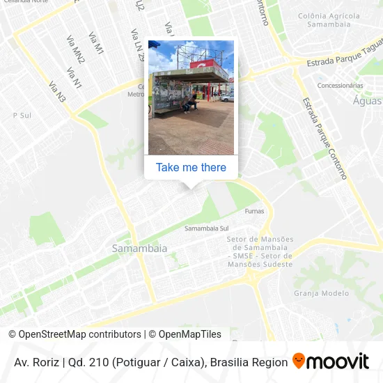 Av. Roriz | Qd. 210 (Potiguar / Caixa) map