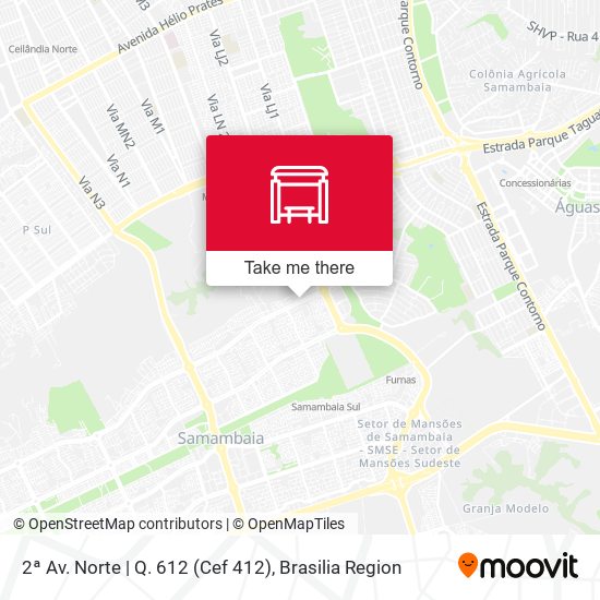 2ª Av. Norte | Q. 612 (Cef 412) map