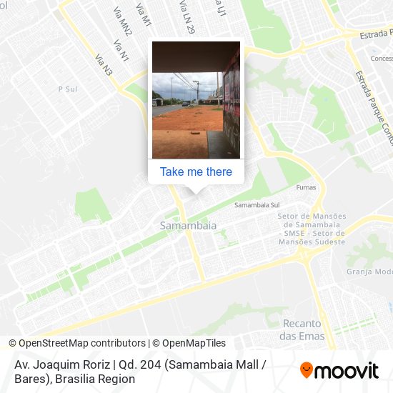 Av. Joaquim Roriz | Qd. 204 (Samambaia Mall / Bares) map