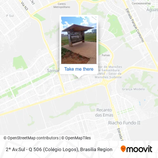 2ª Av.Sul - Q 506 (Colégio Logos) map