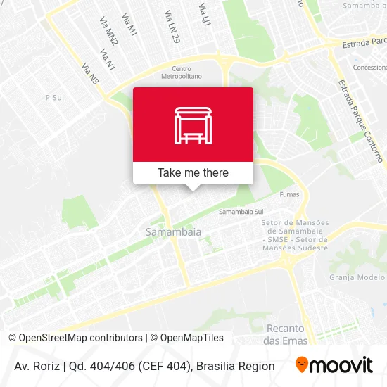Av. Roriz | Qd. 404 / 406 (CEF 404) map