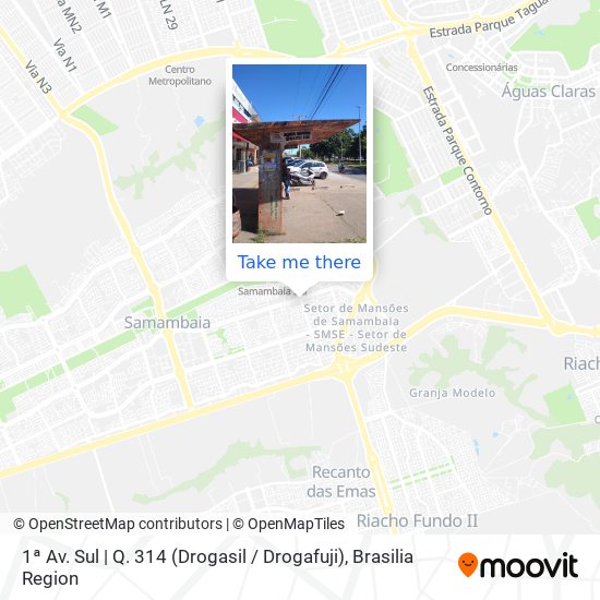 1ª Av. Sul | Q. 314 (Drogasil / Drogafuji) map