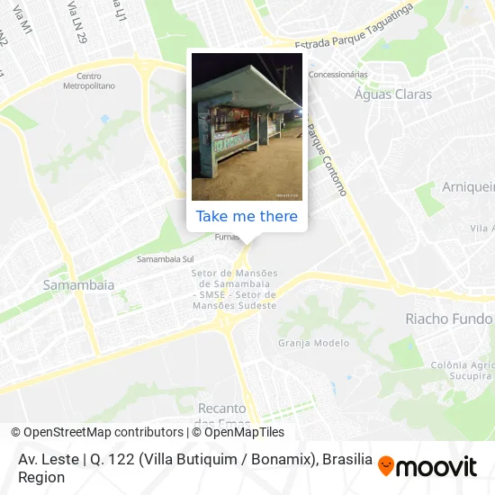 Av. Leste | Q. 122 (Villa Butiquim / Bonamix) map