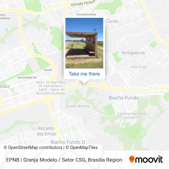 EPNB | Granja Modelo / Setor CSG map