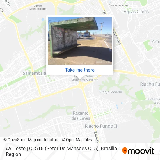 Av. Leste | Q. 516 (Setor De Mansões Q. 5) map