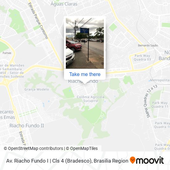 Mapa Av. Riacho Fundo I | Cls 4 (Bradesco)