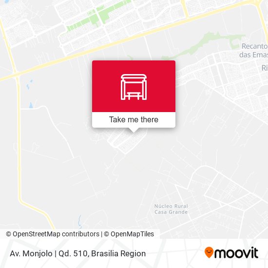 Mapa Av. Monjolo | Qd. 510