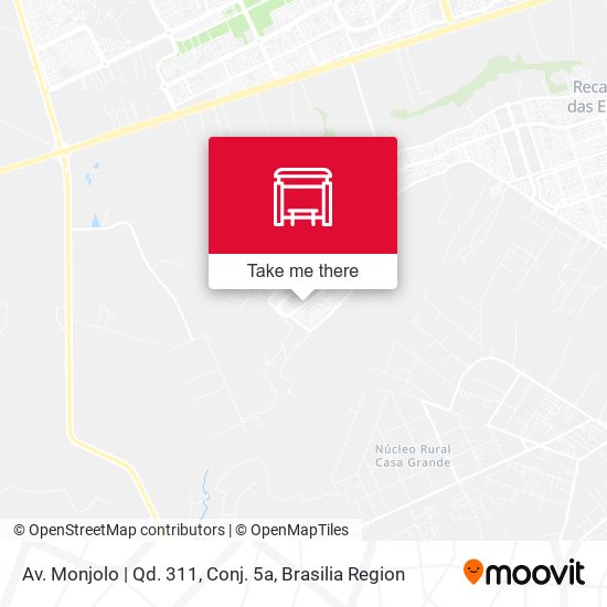 Mapa Av. Monjolo | Qd. 311, Conj. 5a