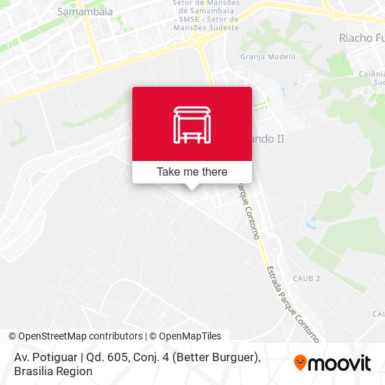 Av. Potiguar | Qd. 605, Conj. 4 (Better Burguer) map