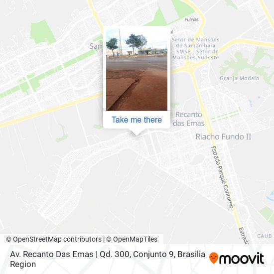 Mapa Av. Recanto Das Emas | Qd. 300, Conjunto 9