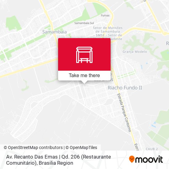 Av. Recanto Das Emas | Qd. 206 (Restaurante Comunitário) map
