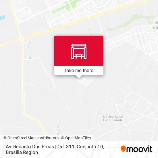 Av. Recanto Das Emas | Qd. 311, Conjunto 10 map