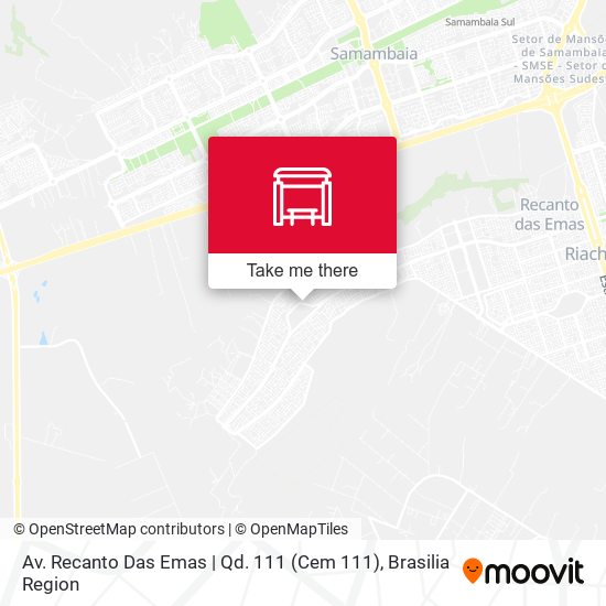 Av. Recanto Das Emas | Qd. 111 (Cem 111) map