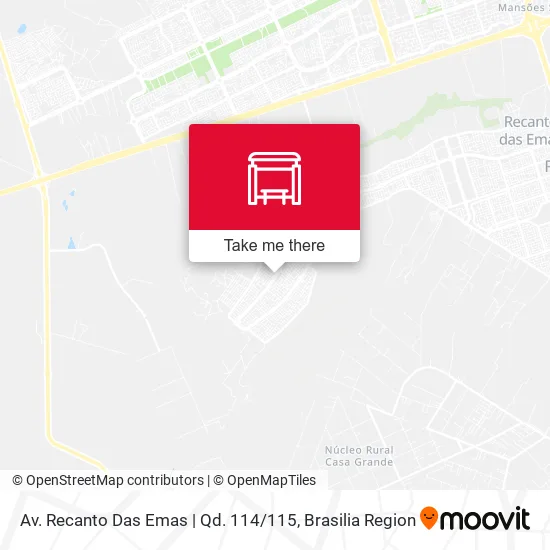 Av. Recanto Das Emas | Qd. 114 / 115 map
