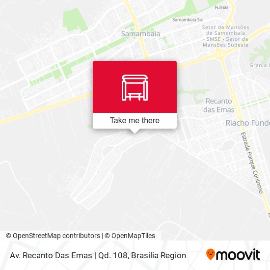 Av. Recanto Das Emas | Qd. 108 map