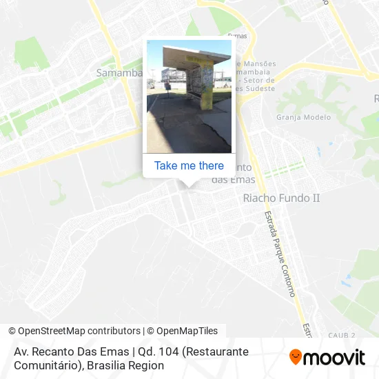 Av. Recanto Das Emas | Qd. 104 (Restaurante Comunitário) map