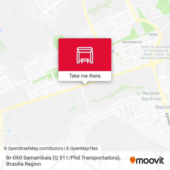 Mapa Br-060 Samambaia (Q 511 / Phd Transportadora)