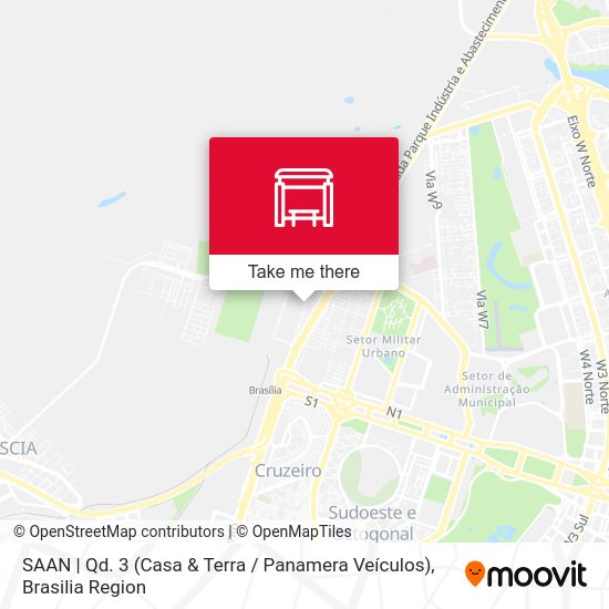 SAAN | Qd. 3 (Casa & Terra / Panamera Veículos) map