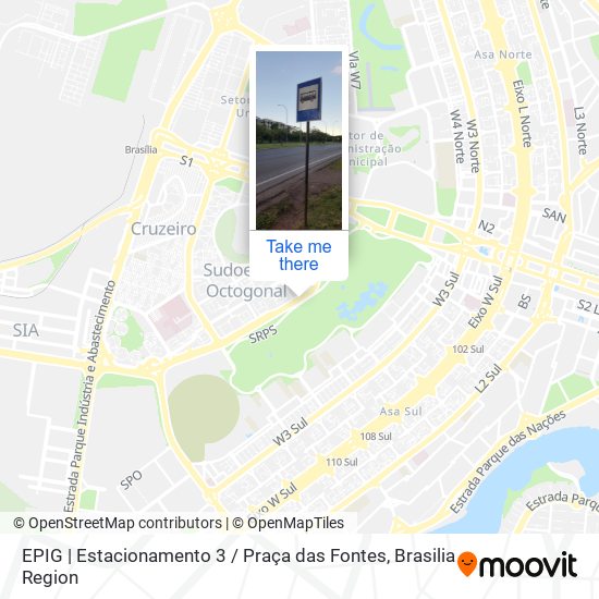 Mapa EPIG | Estacionamento 3 / Praça das Fontes