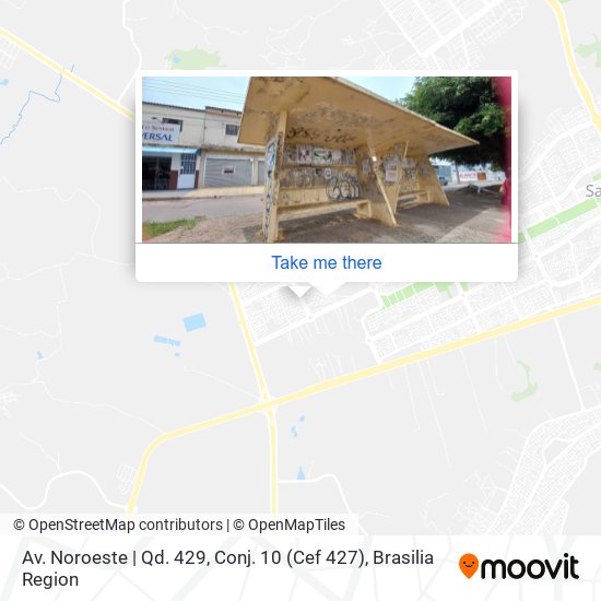 Av. Noroeste | Qd. 429, Conj. 10 (Cef 427) map