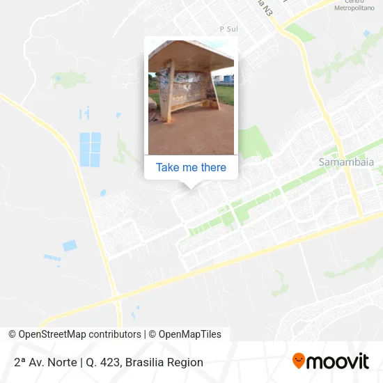 Mapa 2ª Av. Norte | Q. 423