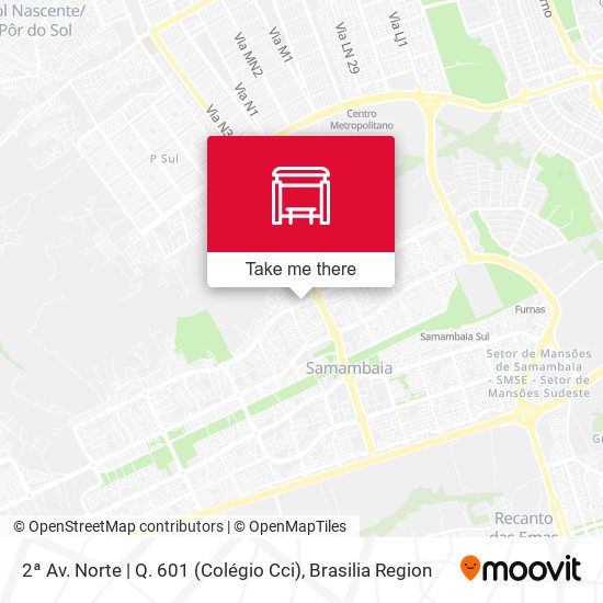 2ª Av. Norte | Q. 601 (Colégio Cci) map
