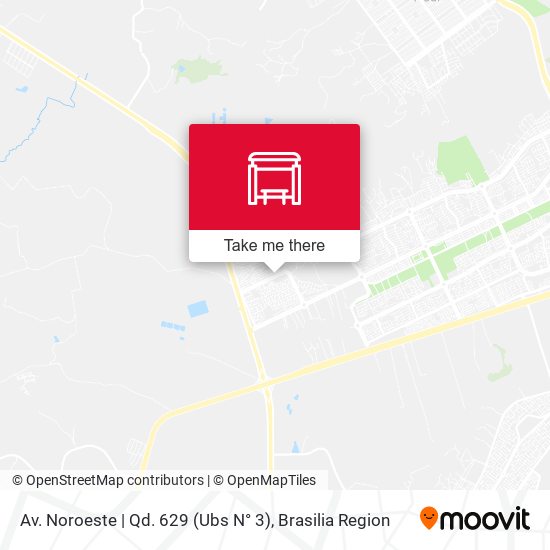 Av. Noroeste | Qd. 629 (Ubs N° 3) map