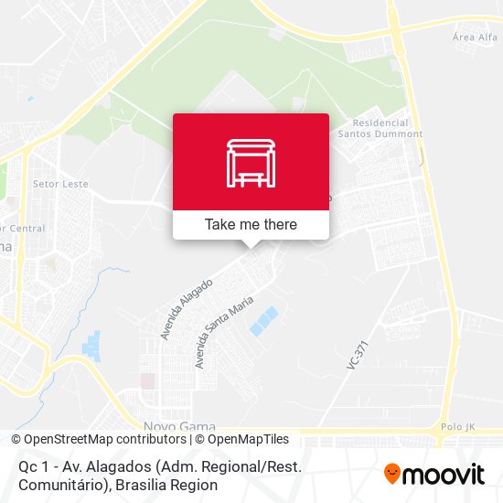 Qc 1 - Av. Alagados (Adm. Regional / Rest. Comunitário) map
