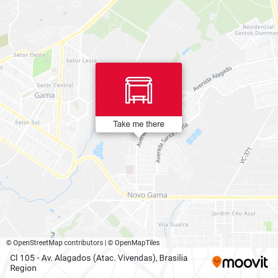 Mapa Cl 105 - Av. Alagados (Atac. Vivendas)