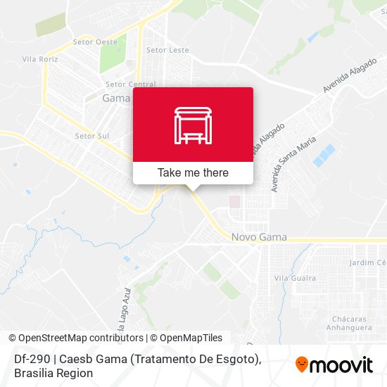 Df-290 | Caesb Gama (Tratamento De Esgoto) map