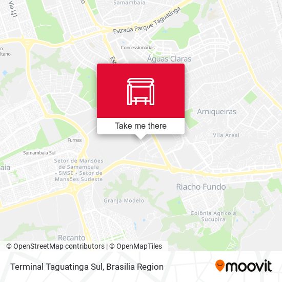 Terminal Taguatinga Sul map