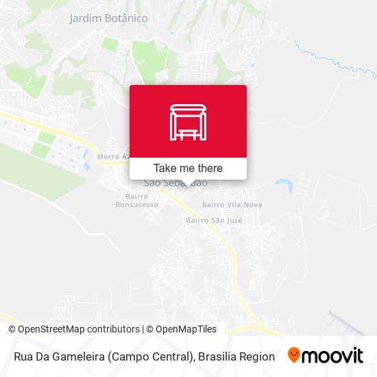 Mapa Rua Da Gameleira (Campo Central)