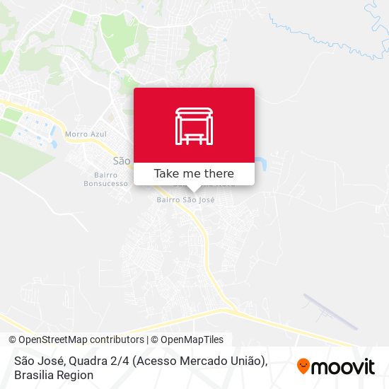 São José, Quadra 2 / 4 (Acesso Mercado União) map
