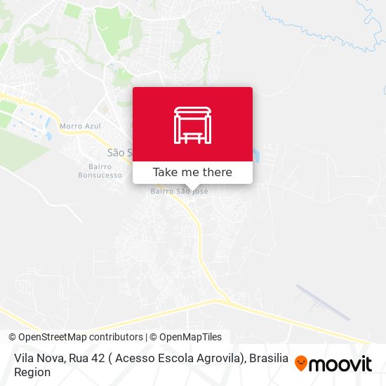 Vila Nova, Rua 42 ( Acesso Escola Agrovila) map