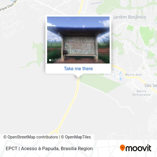 EPCT | Acesso à Papuda map