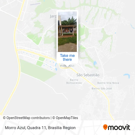 Morro Azul, Quadra 11 map