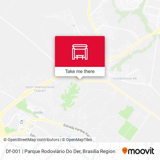 Mapa Df-001 | Parque Rodoviário Do Der