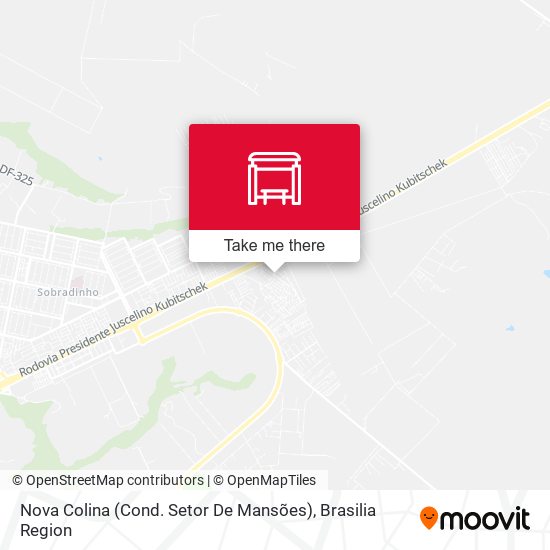 Nova Colina (Cond. Setor De Mansões) map