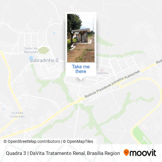 Quadra 3 | DaVita Tratamento Renal map