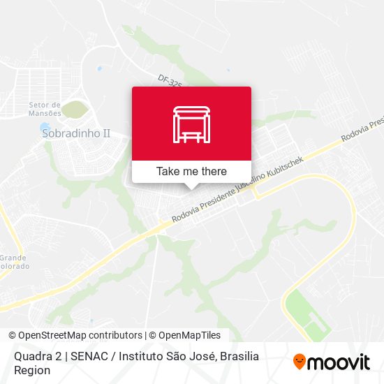 Mapa Quadra 2 | SENAC / Instituto São José