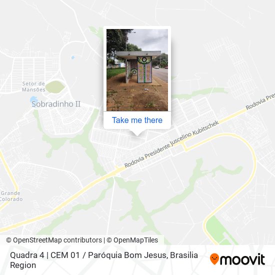 Mapa Quadra 4 | CEM 01 / Paróquia Bom Jesus