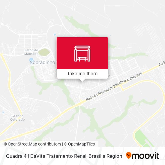 Mapa Quadra 4 | DaVita Tratamento Renal