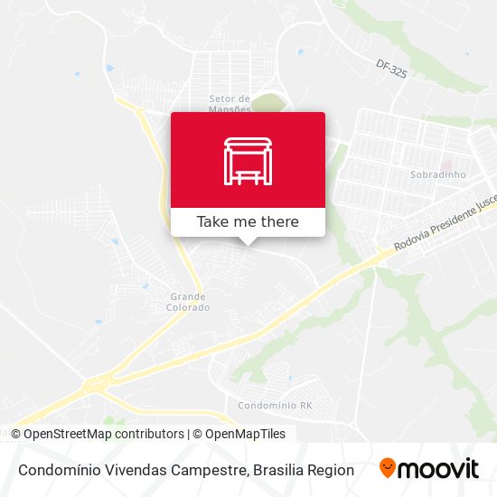 Mapa Condomínio  Vivendas Campestre