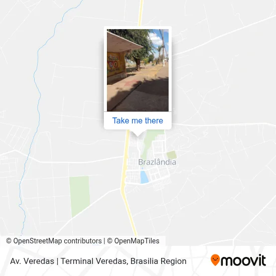 Av. Veredas | Terminal Veredas map