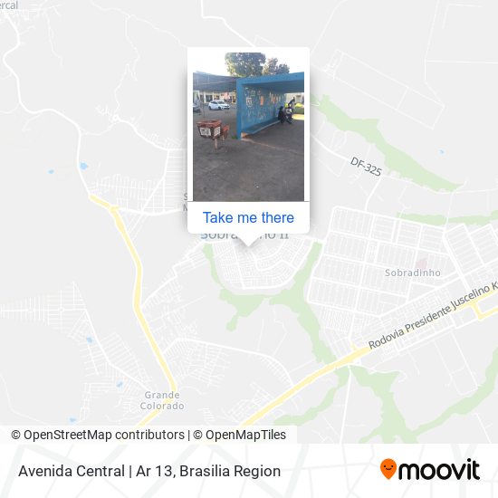Avenida Central | Ar 13 map